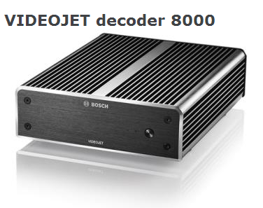 BOSCH博世VJD-8000 解码器，H.264 最多至 8MP，60fps