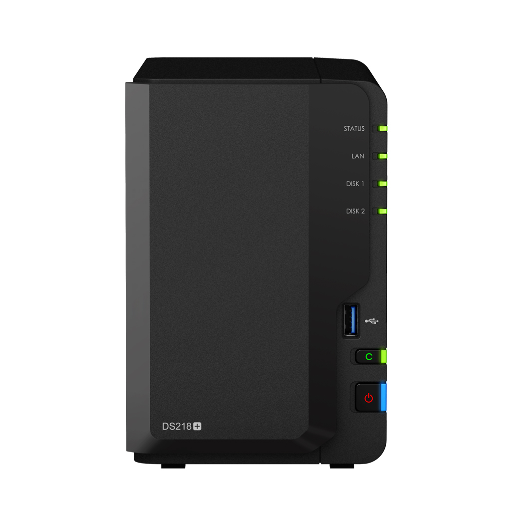 群晖 Synology DiskStation DS218+ 存储解决方案，专