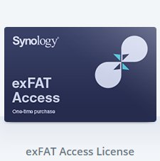 群晖Synology DiskStation exFAT Access 加值套